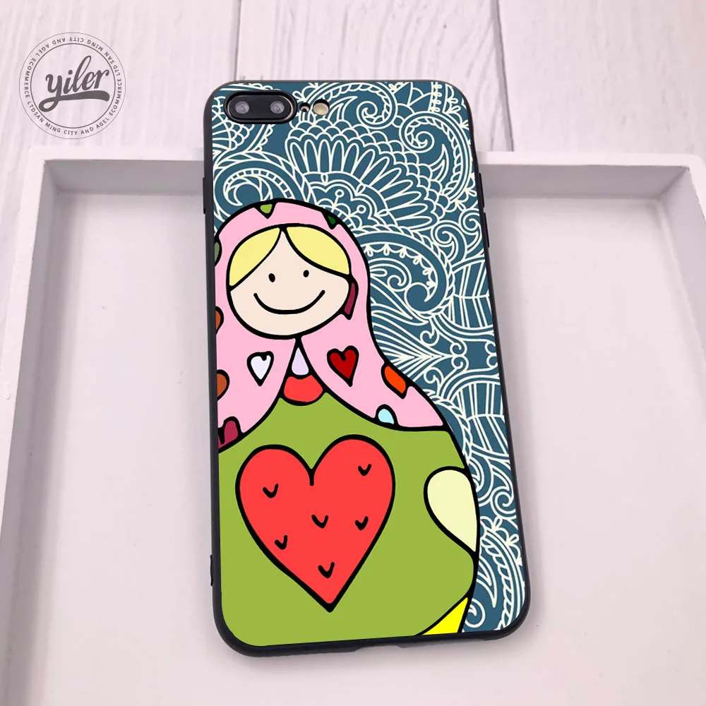 iphone 8 plus phone case Coque Cute matryoshka For iPhone XS 12 mini 11 Pro Max  Case For iPhone 7 8 Plus 5 5S 6 6S 7 8 Plus XS X XR SE 2020 Cases Cover iphone 8 case