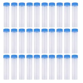 

30pcs 50ml Vial Storage Container Test Tubes for Laboratory Lab