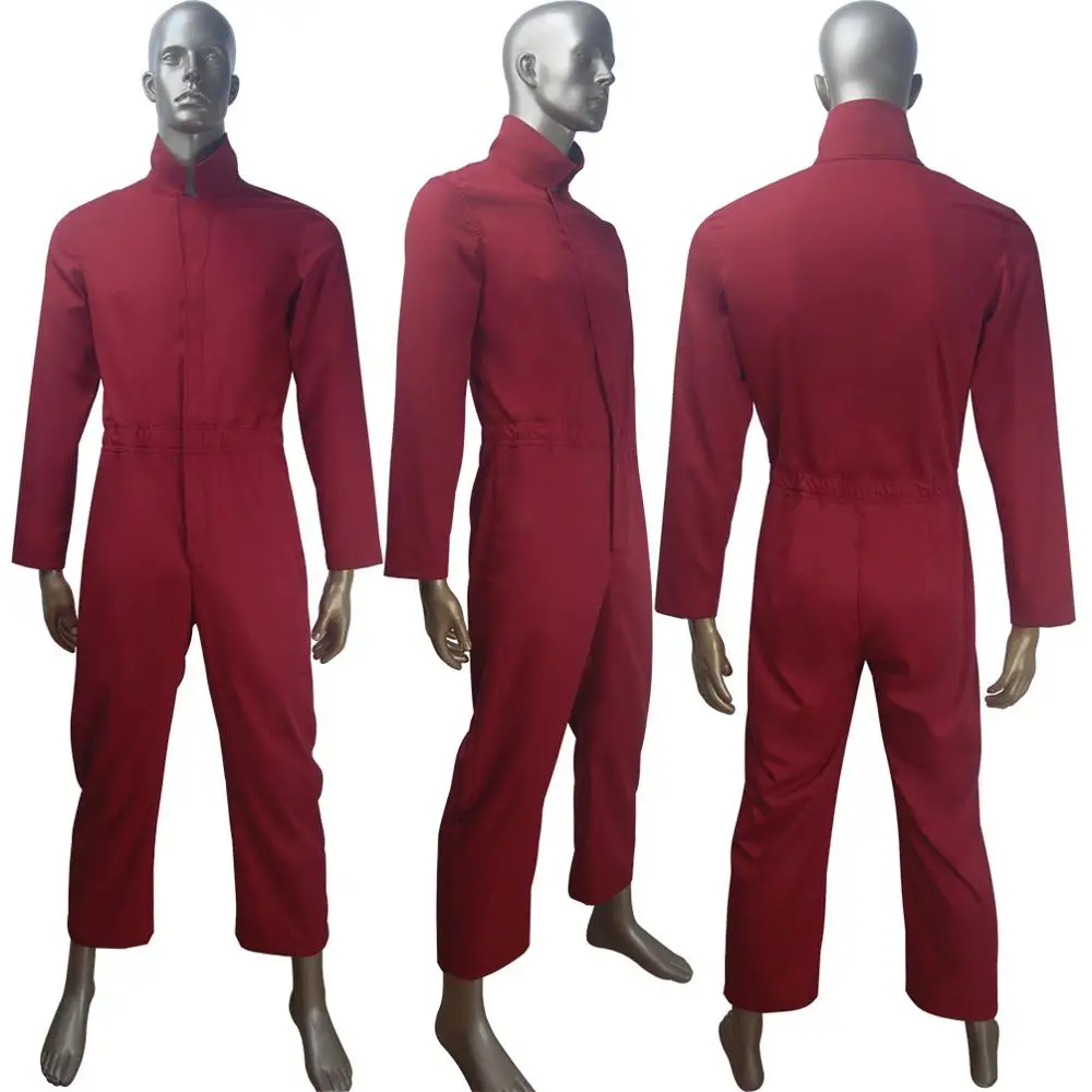 

Unisex 2019 film Us horror film costume robe uniform overall cosplay Halloween costume carnival comic-con anime outfit