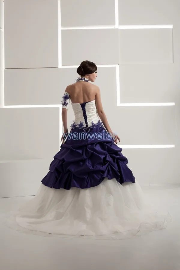 Дизайн горячей реальные изображения свадебное платье хорошее качество пользовательских размер/цвет бальное платье lace up свадебное платье цветные