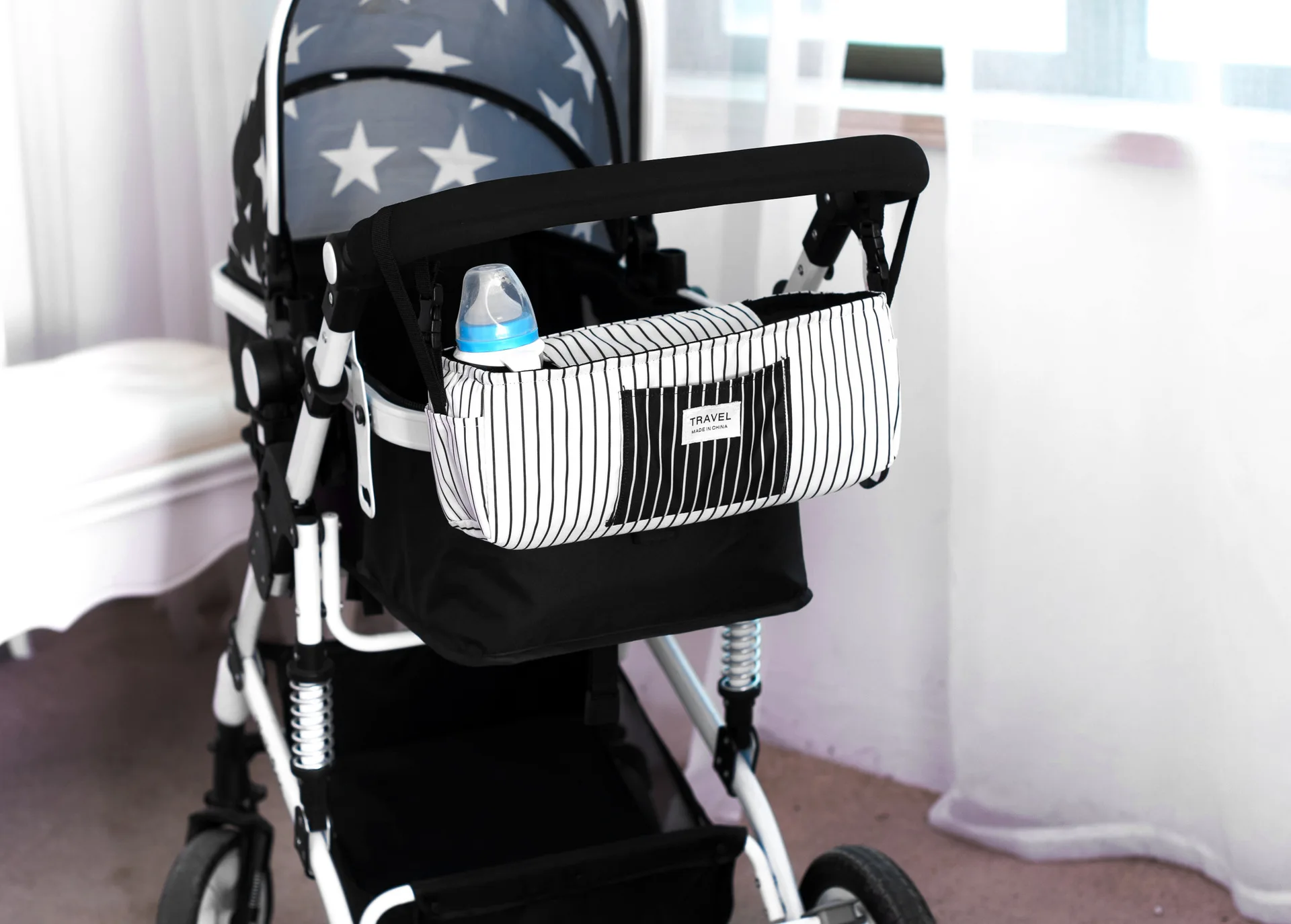 Высокое качество Новый Кубок сумка для коляски Органайзер детская коляска багги корзину мешок бутылки Аксессуары для колясок автомобилей
