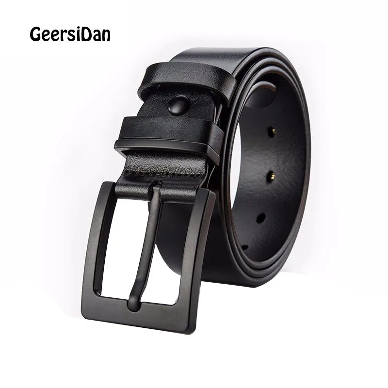 

2018 New Large Size Genuine Leather Men Belts Fashion long male designers high quality 140cm 150cm 160cm Jeans pin buckle belt
