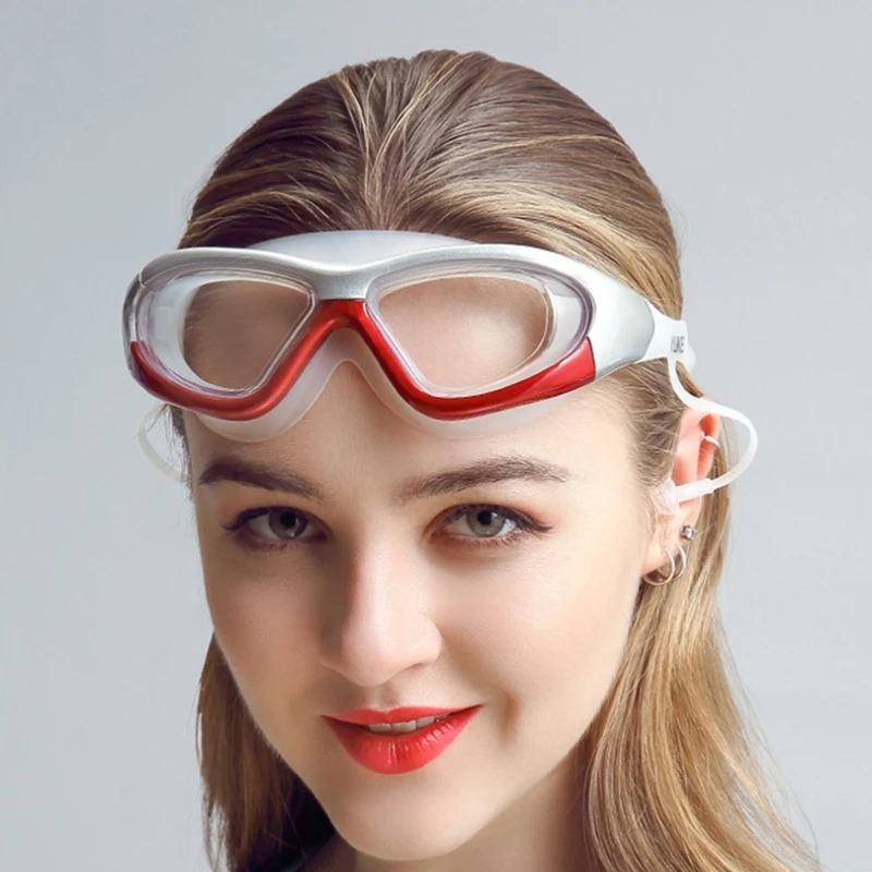 Piscina gafas para Wome nadar gafas Anti-niebla protección UV gafas Zwembad Natacion Hombre agua. a41