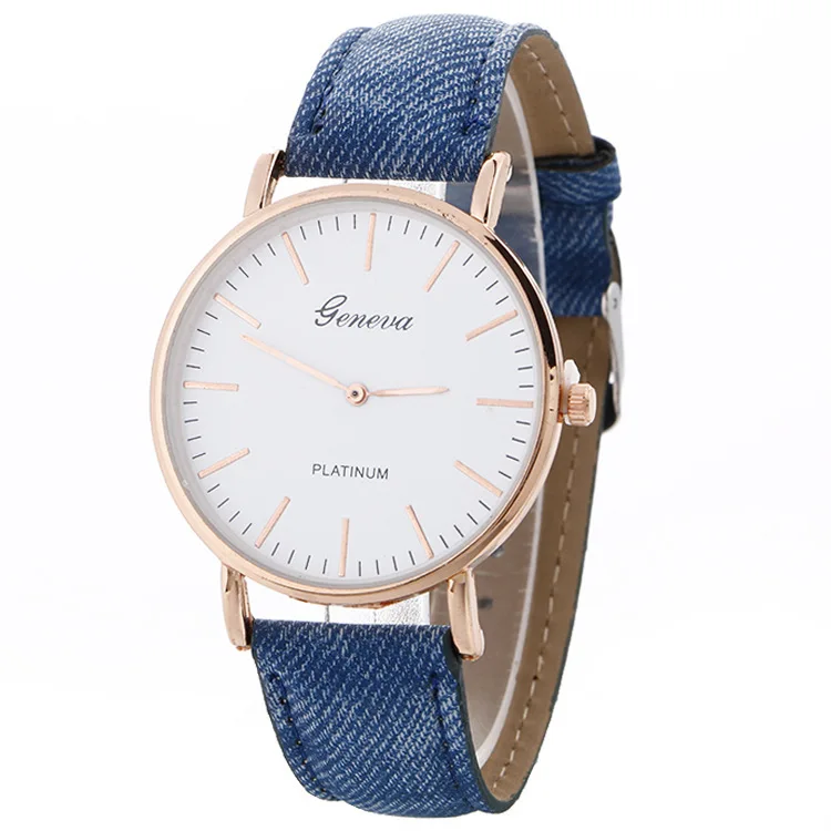 

2019 Explosive Bracelet Watch Fast-selling And Hot-selling Geneva Two-needle Quartz Factory Direct-selling Jeans