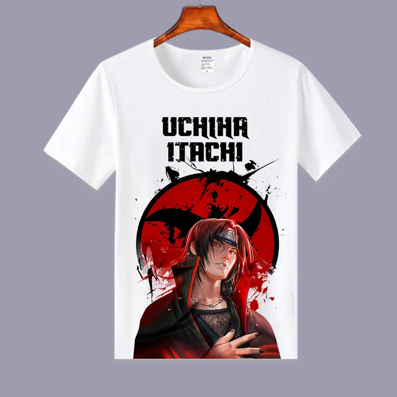 Cosroad Наруто футболка Косплей Uzumaki Naruto Sasuke Itachi Uchiha костюмы для мужчин и женщин топы