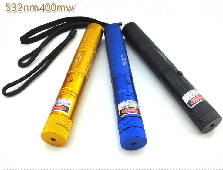 

532nm 400mW portable laser with aluminum case and battery charger