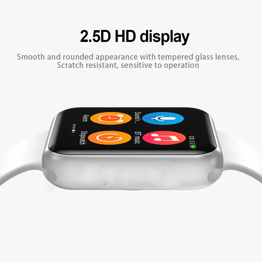 

Smart Watch Series 4 Sync Notifier Support Bluetooth Connectivity Apple iphone 5 6 6S 7 8 XAndroid Phone Smart Watch