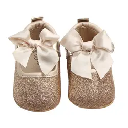 Infantil/детская обувь для малышей; мягкая подошва для маленьких принцесс; обувь для малышей; повседневная обувь; цвет золотой, серебряный; для