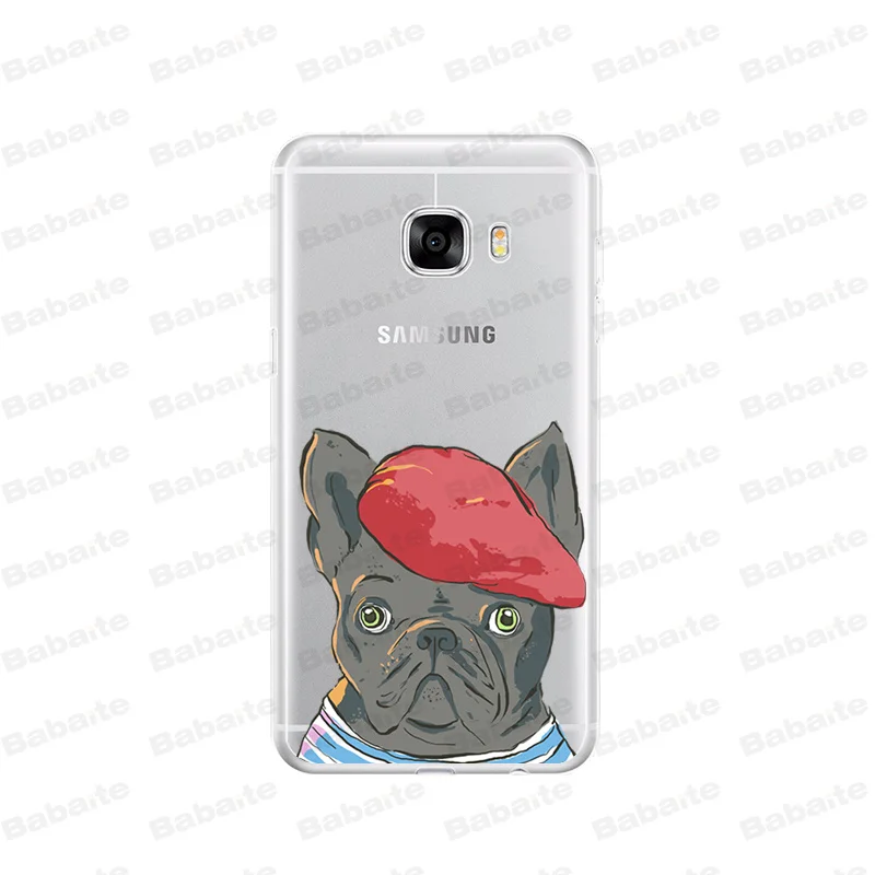 Cute  French Bulldog cartoon dog and cat