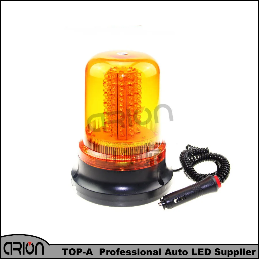 

CRION 120 LED 60W High Power Amber Magnetic Emergency Strobe LED Light Police Fireman 12V Warning Lights Lamp Free Shipping