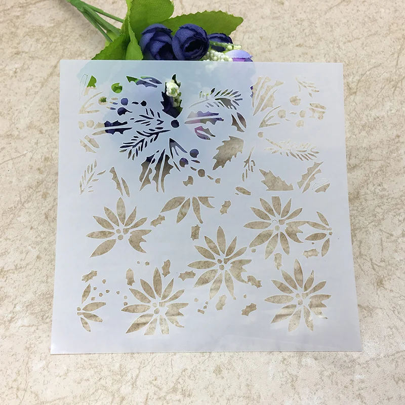 

1 Sheet Layering Stencils for DIY Scrapbooking/photo album Decorative Embossing DIY Paper Cards Crafts 03