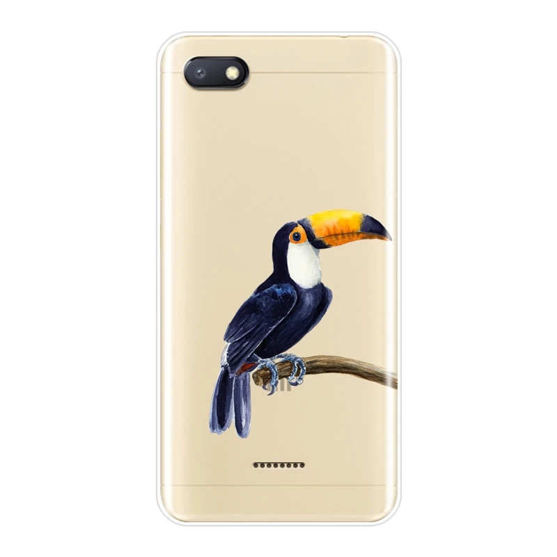 Задняя крышка для Xiaomi Redmi S2 6A 5 Plus 4A Bird мягкий силиконовый чехол телефона Pocophone F1 Note