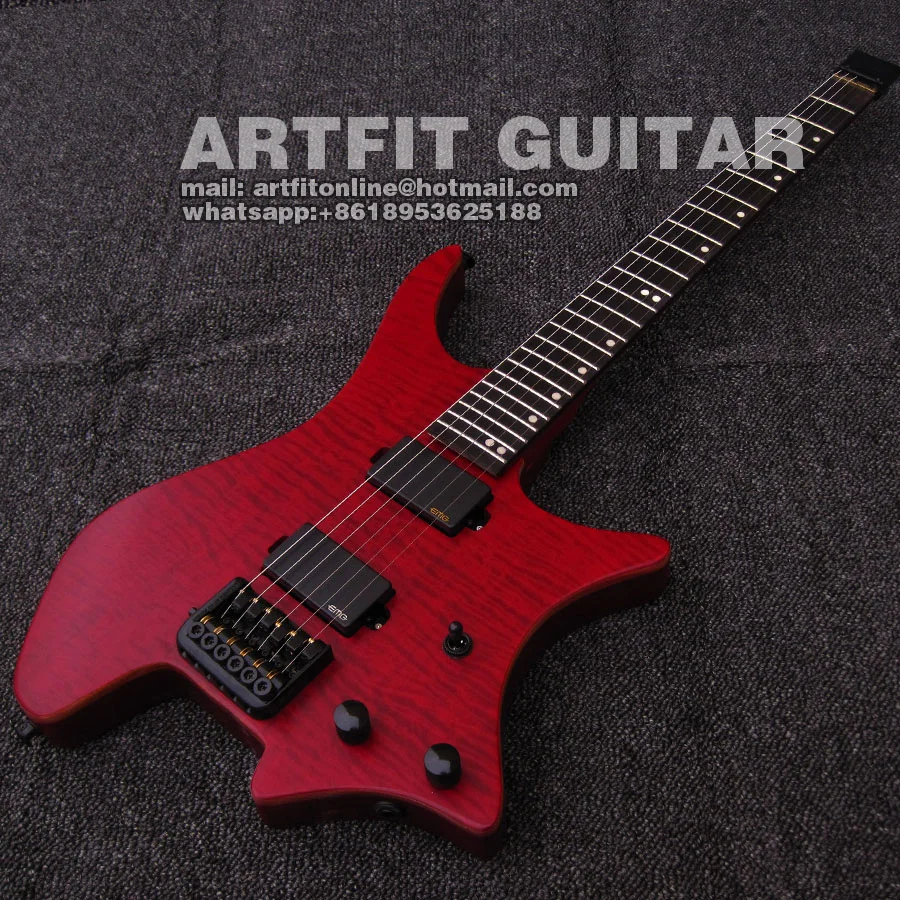 ARTFIT STRANDBERG headless RED ELECTRIC GUITAR 2 