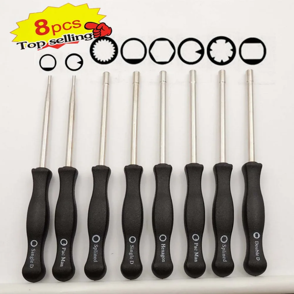 6/8Pcs Carburetor Adjustment Tool Splined Carb Adjusting Screwdriver
