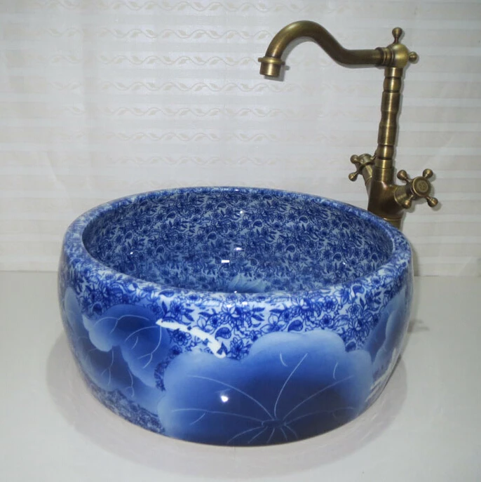 

New arrival of jingdezhen ceramic lavatory basin stage art value