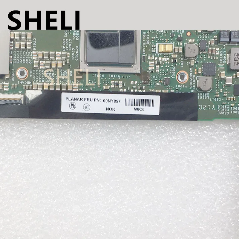 SHELI LGF-1 MB 448.04W13.0021 00NY857 материнская плата для ноутбука для lenovo ThinkPad X1-Tablet Teste Материнская плата Core m5-6Y57 SR2EG