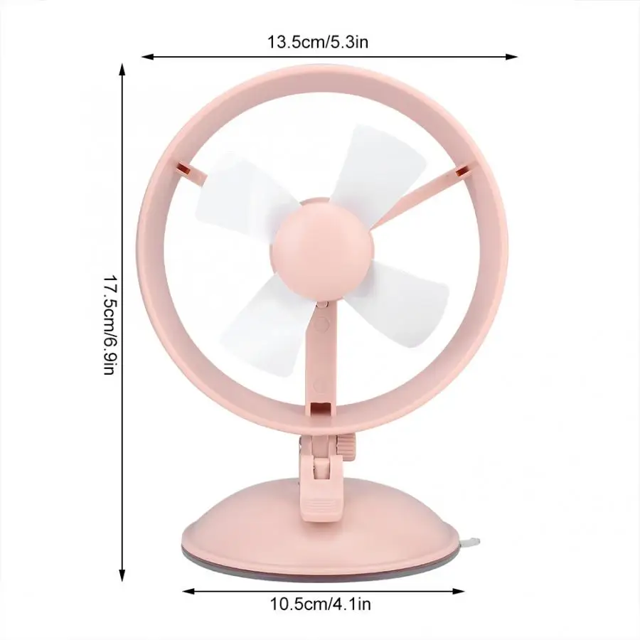 USB Настольный вентилятор бытовой Кондиционер Портативный мини присоска вентилятор 2 скорости регулируемый домашний офис кондиционер