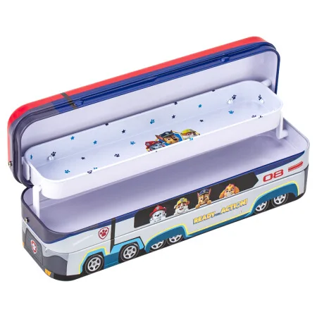 

2019 simple multi-layer stationery box student children multi-function large capacity metal pencil case