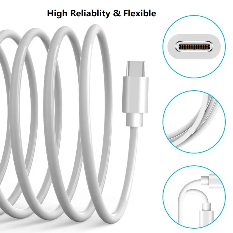 USB кабель Type C/Micro кабель 5 футов, 2 в 1 данных и зарядный кабель для мобильного телефона, ноутбука, зарядной станции, банка питания, планшета