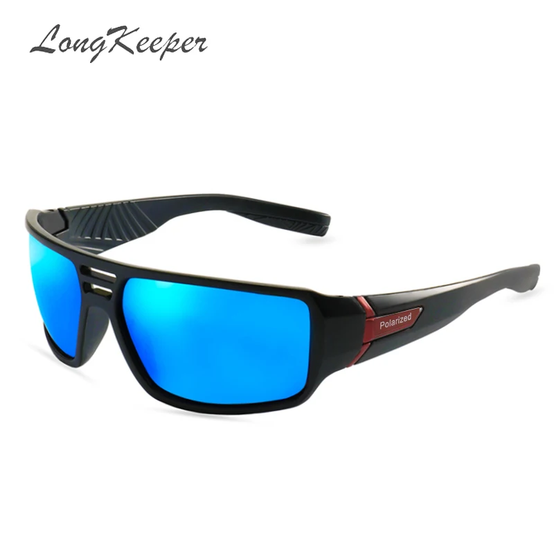 

LongKeeper HD Polarized Sunglasses Men Black Frame Driving Sun Glasses Women Luxury Brand De Sol Gafas Eyewear Accessories