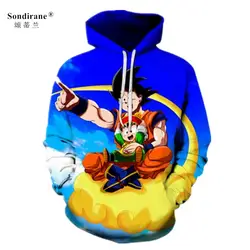 Sondirane новые модные женские туфли/Для мужчин Dragonball Z GoKu 3D принтом повседневные толстовки с длинным рукавом улица толстовка хип-хоп пуловеры