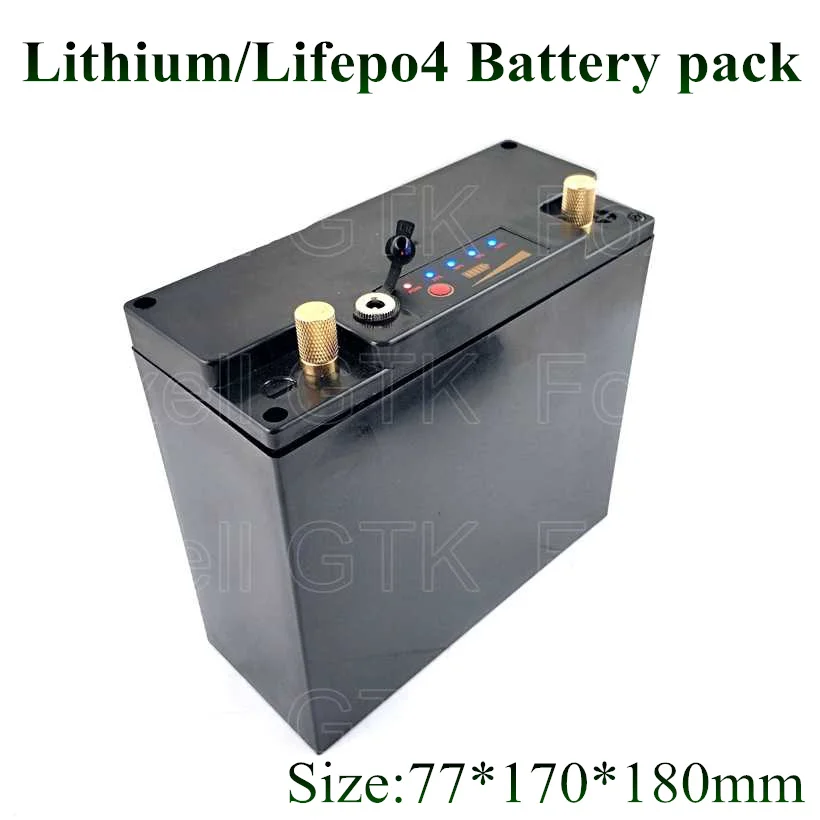 Lifepo4 12V battery pack 12V 20AH BMS for Golf trolly 12.8v 300w motor car camera Portable DC power litio with 14.6v 3A charger (5)
