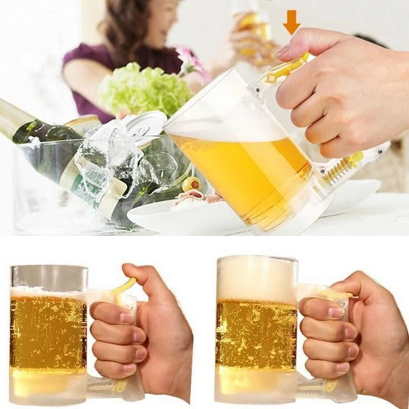 

Creative Bar Atmosphere Beer Foamer maker Mug milk travel Mug / Foam-Generating Beer Mug for party Frothing Cup