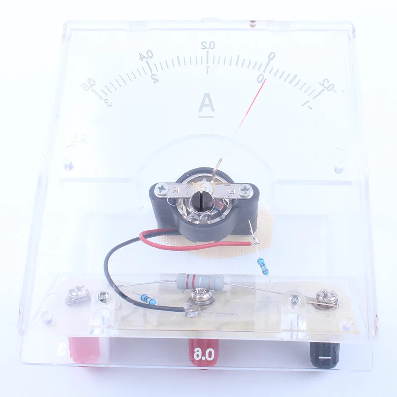 Проекционный Амперметр прозрачный корпус внутри Прозрачный Проекционный Амперметр физический эксперимент демонстрационная модель для обучения оборудования