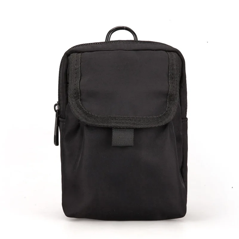Модные мужские сумки-мессенджеры, сумка через плечо, маленькая сумка-портфель, мини-карман для мобильного телефона, сумки через плечо для мужчин, уличная спортивная сумка - Цвет: black