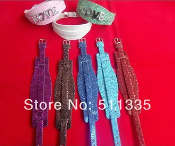 

100pcs 8mm wide / 21cm length Shiny PU leather Wristband / Bracelet fit for 8MM DIY Slide letters