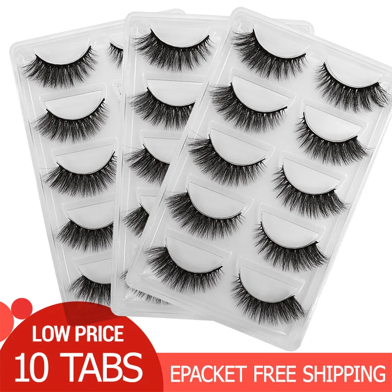 

50 pairs Wholesale Eyelashes Natural Mink Eyelashes Makeup False Eyelashes Mink Lashes Eyelash Extensions maquiagem faux cils