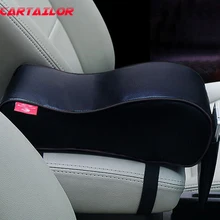 Carпортной новое автокресло из искусственной кожи поддерживает автомобиль центральная консоль Коробка коврик авто Стайлинг подлокотник защитный бокс Чехлы подушки для сидений