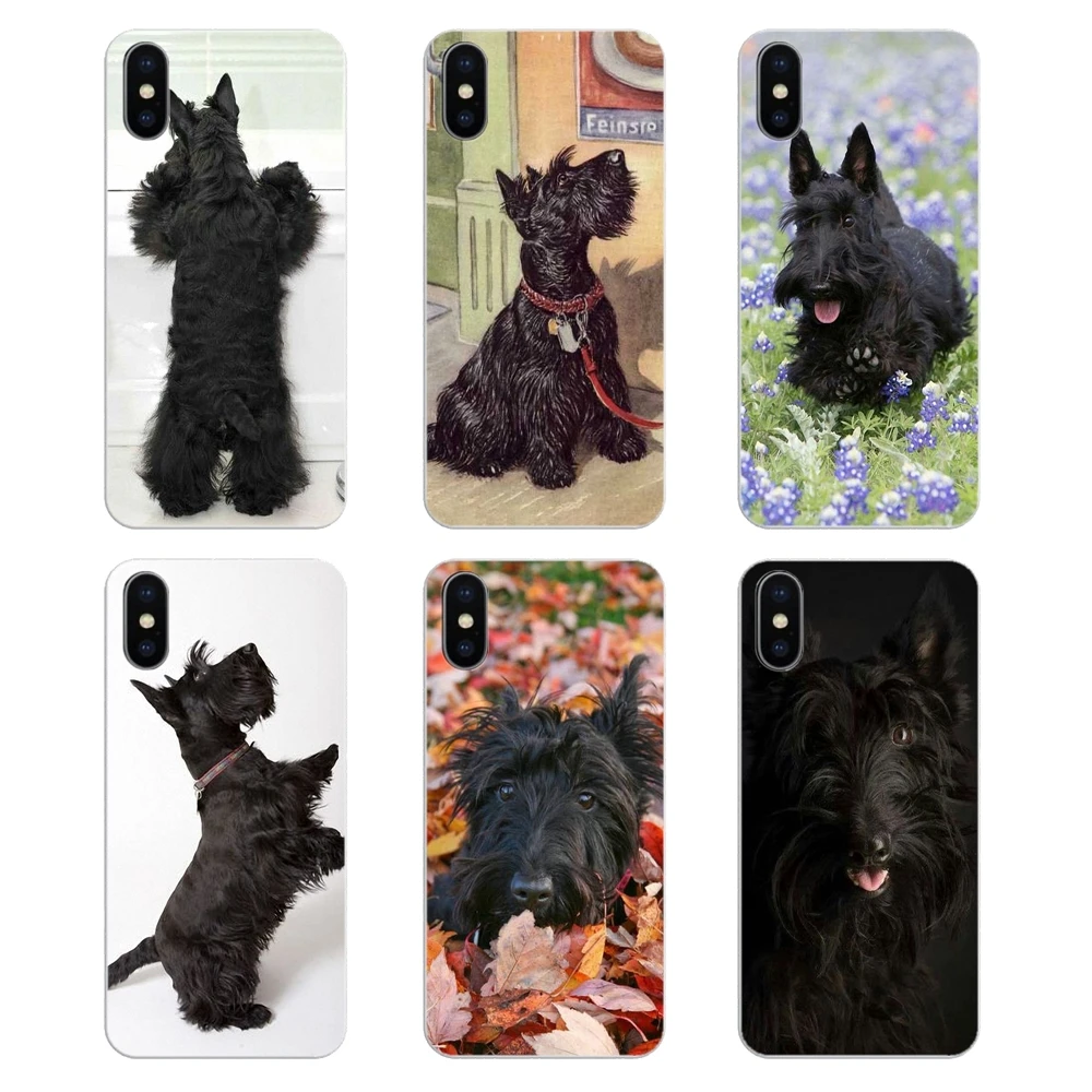 

Black Scottish Terrier Dog Puppy Pattern Silicone Shell Cover For Samsung Galaxy A5 A6 A7 A8 A9 J4 J5 J7 J8 2017 2018 Plus Prime