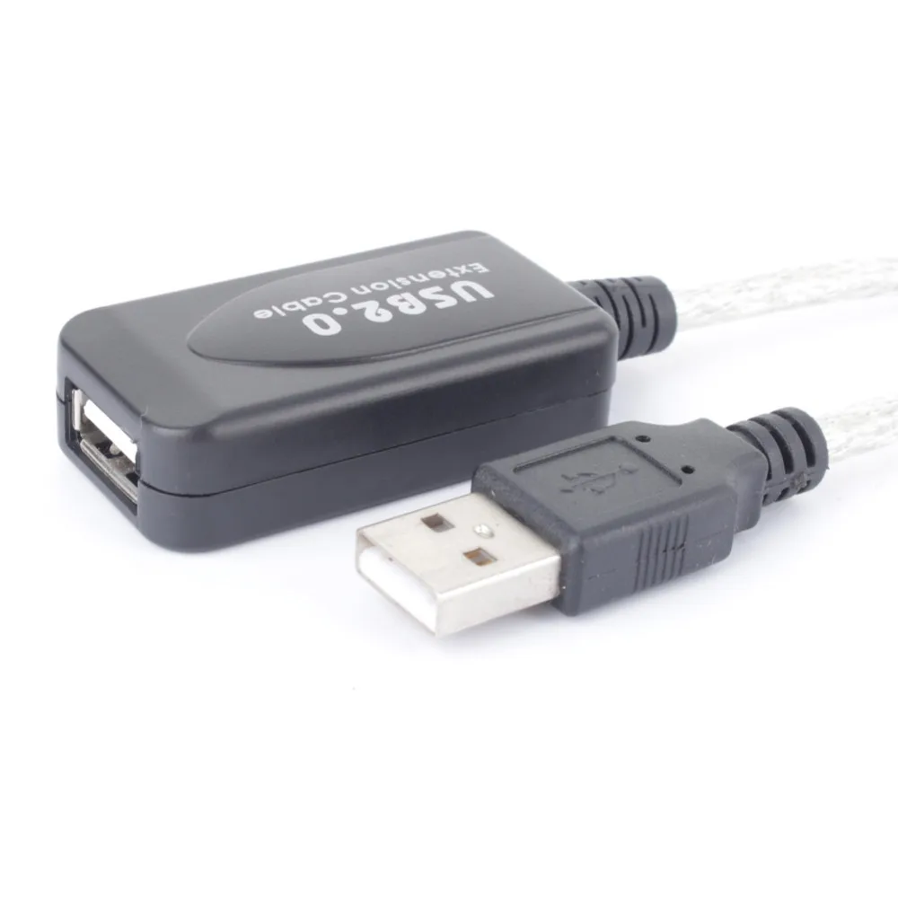 2,0 USB 5 м/10 м/15 м/20 м Удлинительный кабель Активный Кабель ретранслятор для мужчин и женщин высокоскоростной провод USB адаптер для портативных ПК