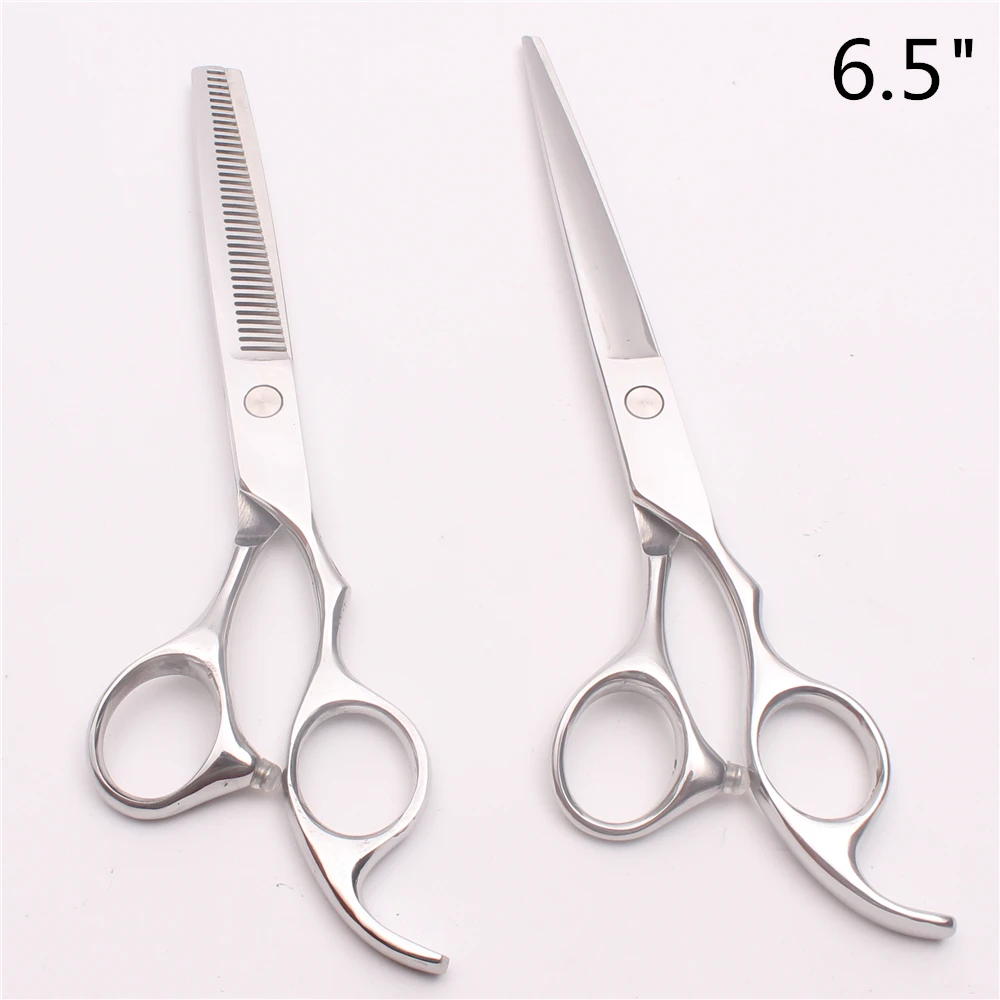 

C1006 6.5" 18.5cm Customized Logo Cutting Scissors Thinning Shears Hairdressing Scissors Professional Hair Scissors Styling Tool