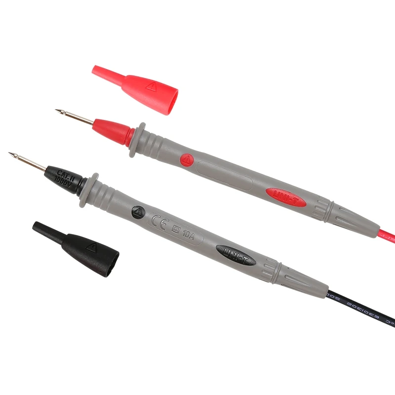 

UNI-T UT-L28 Multimeter Probes and Test Leads double insulated,removable tip shield sleeve, input terminal For ut171 ut181series