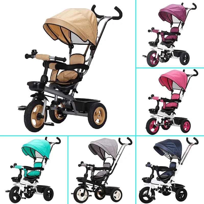 

Children Tricycle Bicycle Two-way wheels Umbrella Strollers Light Baby Stroller For Travelling Tricycle Stroller Bike 3 Wheel