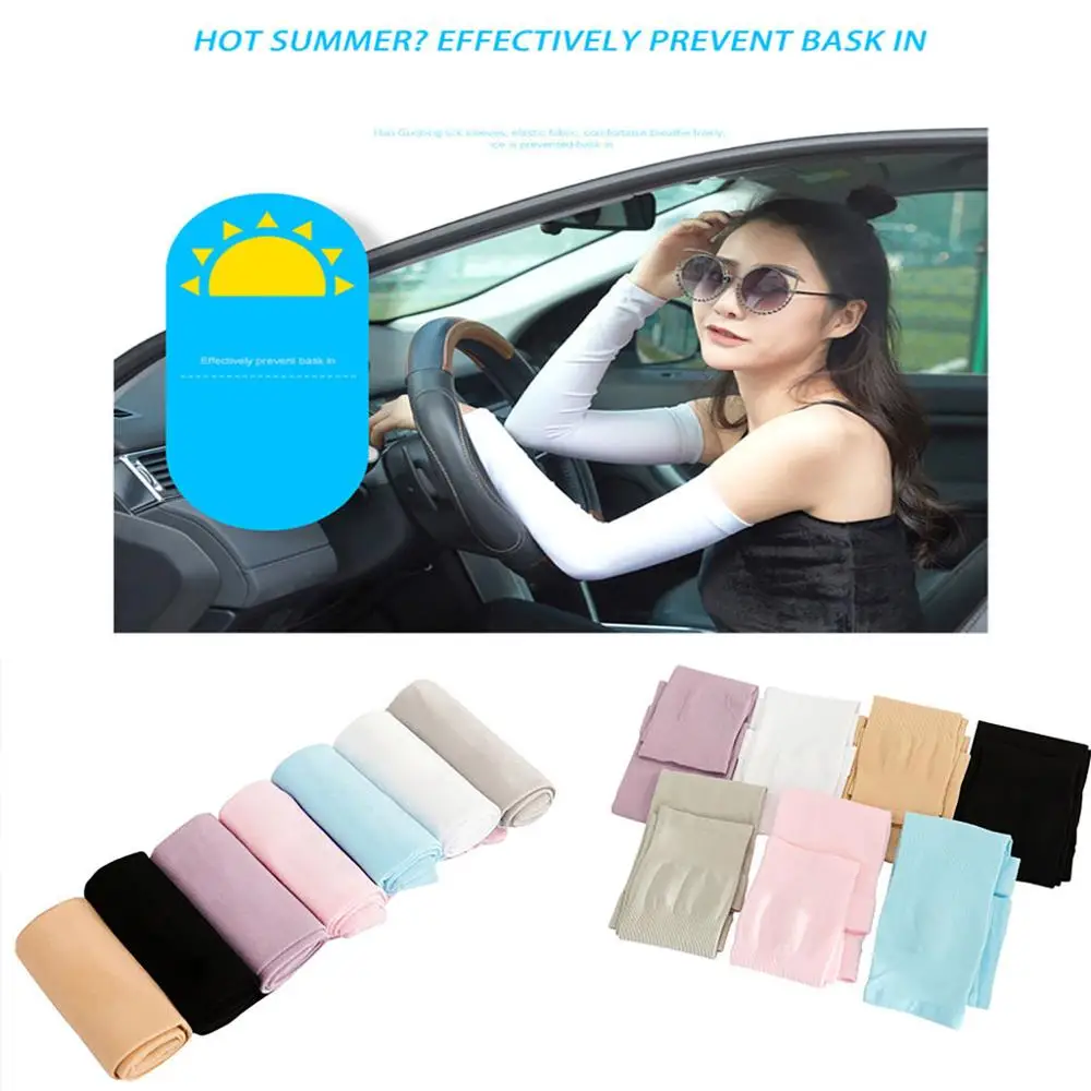 

Sun Protection Cuff 2PCS 2019 New Sport Arm Sleeves UV Sun Protect Anti-slip Basketball Armband Tattoo Cover for men/women #sx