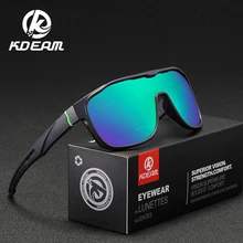 KDEAM, дизайн, негабаритные поляризованные солнцезащитные очки, мужские, для улицы, для путешествий, UV400, ультралегкие очки, оправа, солнцезащитные очки, KH111