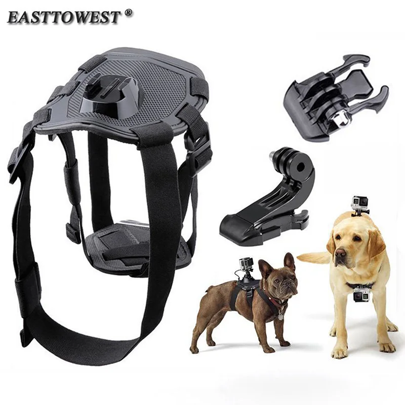 

Easttowest Adjustable Elastic Dog Harness Chest Strap Back Mount for Go Pro Hero 4 Xiaomi Yi Action Camera Sjcam SJ4000 SJ7000
