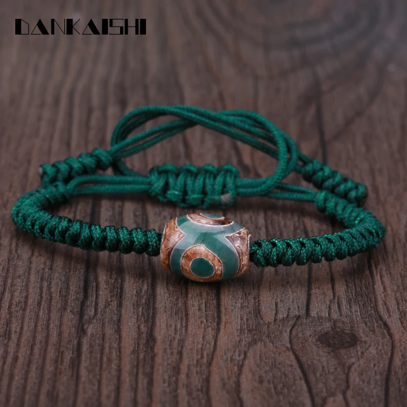 Dankaishi Natural Dzi Bead Buddhist Tibetan Buddhism Bracelets