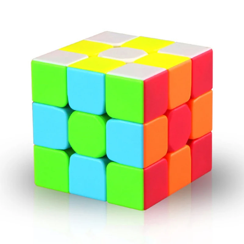 

Vivid Color Professional Cube 3x3x3 Speed Magic Cube Puzzle Fidget Cube Magico Sticker for Children Education Toys Cubo Magico
