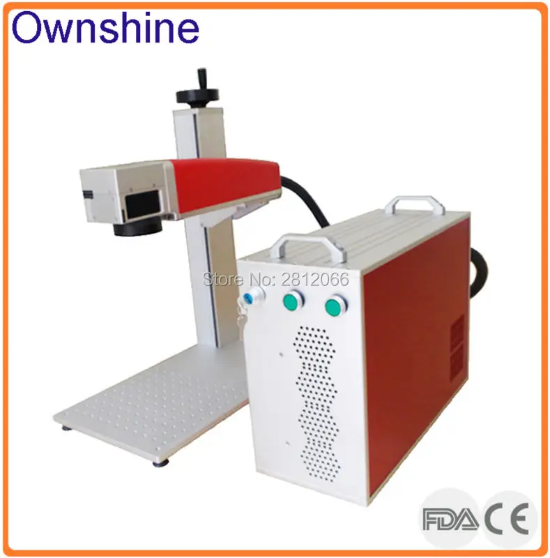 fiber laser red and white 2