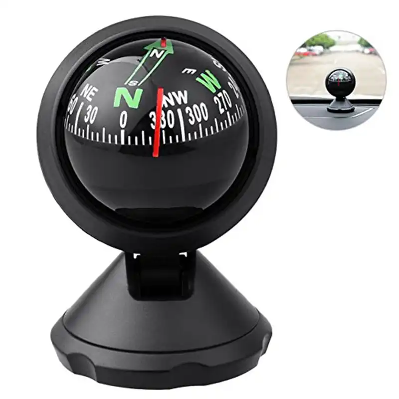 Foldable Car Dashboard Compass Mini Ball Dash Mount Navigation Camping Hiking Foldable Car Dashboard Compass Mini Ball Dash Mount Navigation Camping Hiking