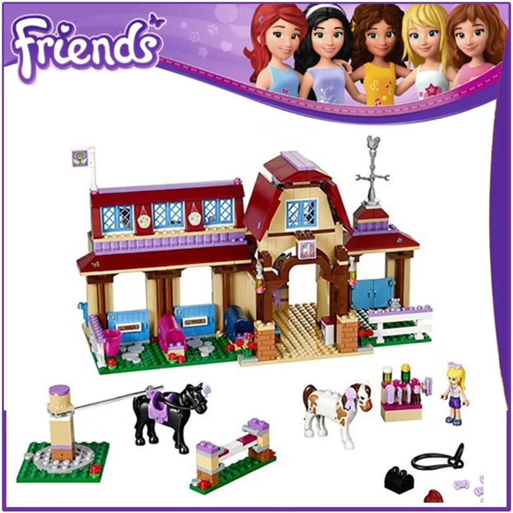 

Heartlake Riding Club 41126 Building Blocks Model 10562 Compatible legoing with Friends Girl Educational Toys