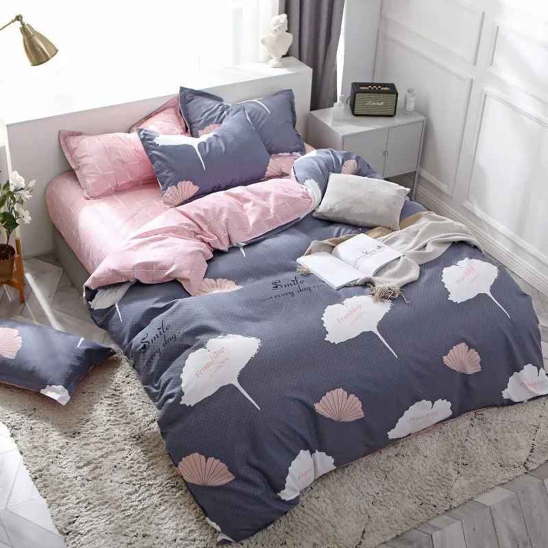 1pc Duvet Cover Set Polyester Cotton Quilt Cover With Zipper Duvet
