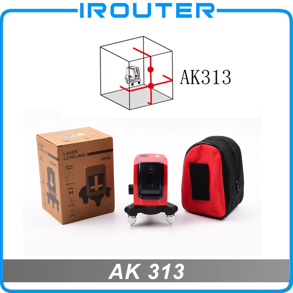 

ACULINE AK313 red 2 lines laser level , red ray level