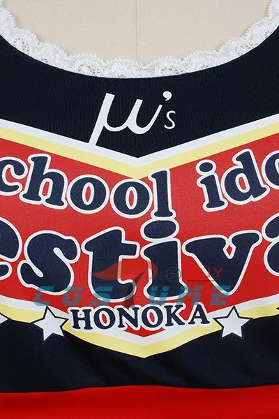 LoveLive! Love Live Honoka Kousaka черлидеров косплей костюмы для женщин платье Хэллоуин
