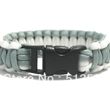 2013 Многоцветный уличный Паракорд Браслеты плетёный браслет с пряжкой шнур кемпинг