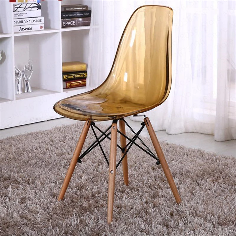 European Style Dining Chair Simple Modern Creative Crystal Chair Fashion Creative Transparent Chair Designer Chair Coffee Chair